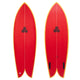 Channel Islands Feb's Fish 5'7" Surfboard - Red