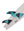 Futures AM1 Honeycomb Tri Fins Medium - Teal/Navy