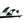 Futures AM2 HC Thruster Fin Set - Black / White