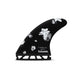 Futures Craig Anderson Blackstix Thruster Set of Surfboard Fins - Large - Black