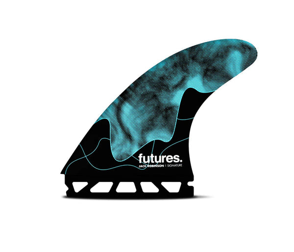 Futures Fins Futures - Jack Robinson Signature Honeycomb Thruster - Aqua - Large