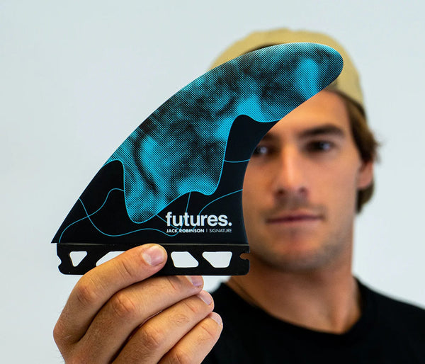 Futures Fins Futures - Jack Robinson Signature Honeycomb Thruster - Aqua - Large