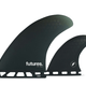 Futures T1  Honeycomb Twin + 1 Surfboard Fins - Navy