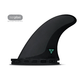Futures QD2 4.00 Alpha Series Quad Rear Surfboard Fin - Carbon/Teal