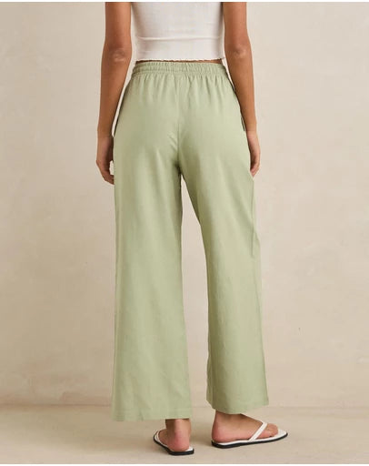 Rhythm Women's Dolly Beach Pant - Palm