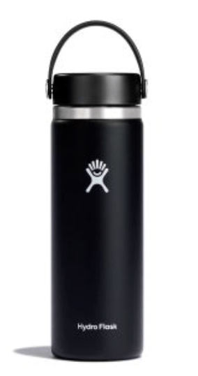 Hydro Flask Flasks 20oz Hydro Flask Widemouth Flask - Black