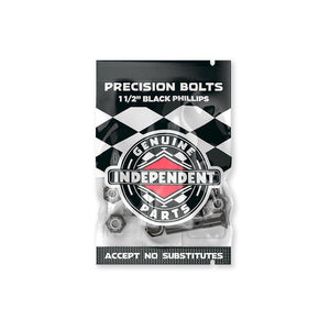 Independent Bolts Independent 1 1/2" Phillips Bolts - Black