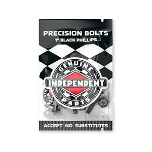 Independent Bolts Independent 1" Phillips Bolts - Black