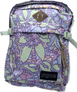 Jansport Backpacks Jansport Main Campus Backpack - Floral Lilac