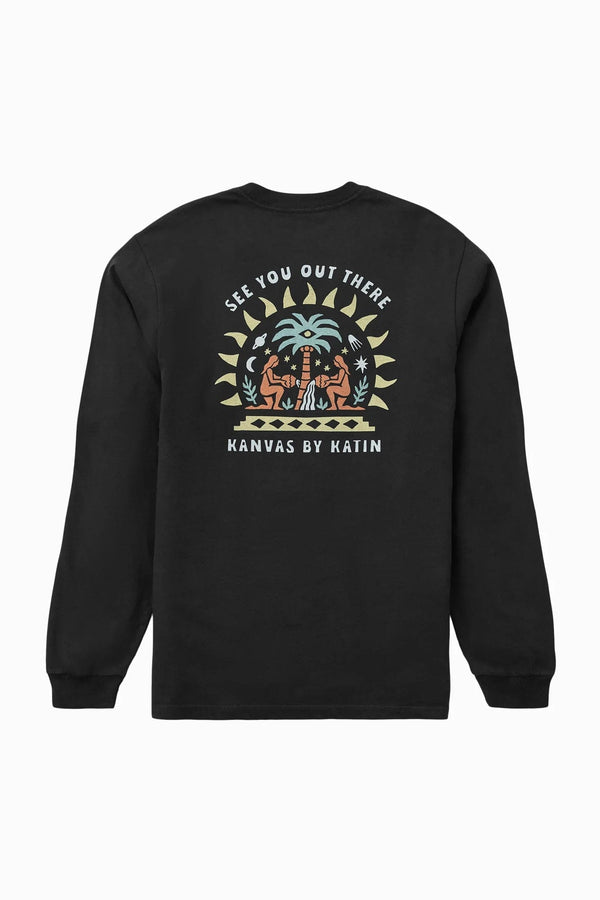 Katin Clothing Katin Mysto Long Sleeve T-Shirt - Black Wash