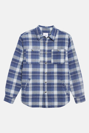 Katin Coats & Jackets Katin Harold Plaid Jacket - Washed Blue