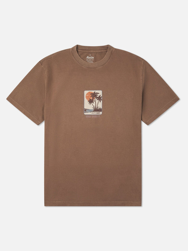 Katin Brisa Box Fit Tee - Brown