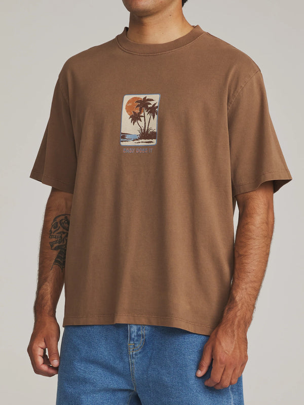 Katin Brisa Box Fit Tee - Brown