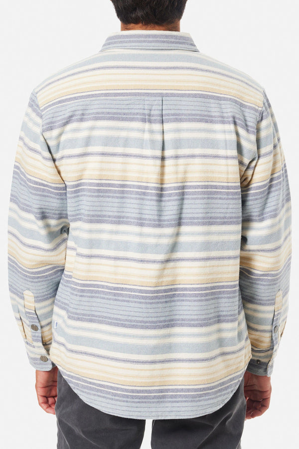 Katin Shirt Katin Harold Stripe Jacket in Air Force Blue