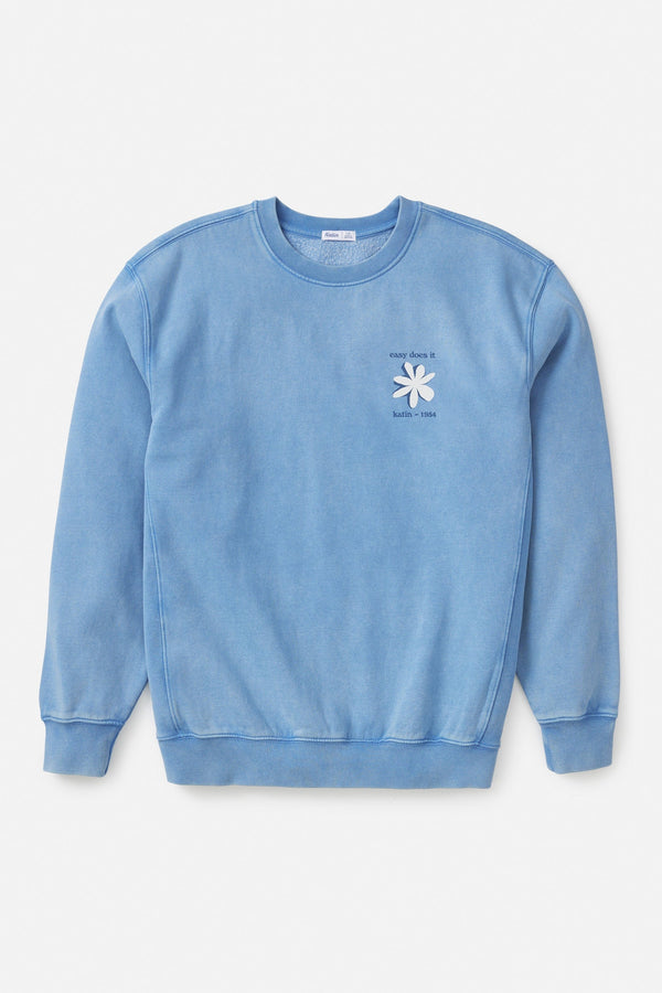 Katin sweater Small Katin Flow Crew - Bay Blue Sand Wash