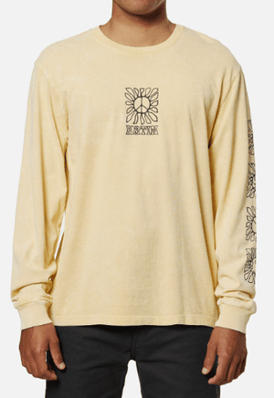 Katin T-shirt Small Katin Communal Long Sleeve Tee - Sun Yellow Sand Wash