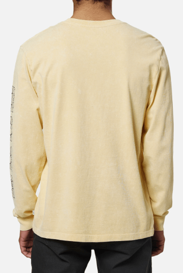 Katin T-shirt Katin Communal Long Sleeve Tee - Sun Yellow Sand Wash