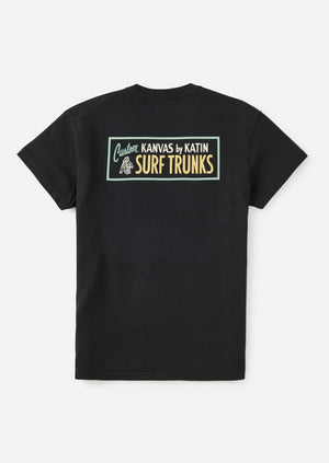 Katin T-shirt Katin Signage Pocket Tee - Black Wash