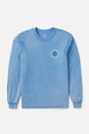 Katin T-shirt Katin Solar Long Sleeve Tee - Bay Blue Sand Wash