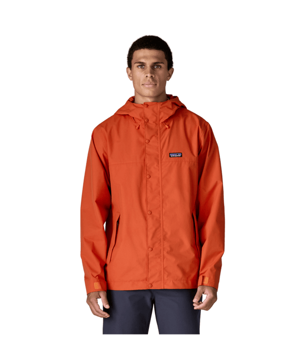 Patagonia Men's Outdoor Everyday Rain Jacket - Coal Orange