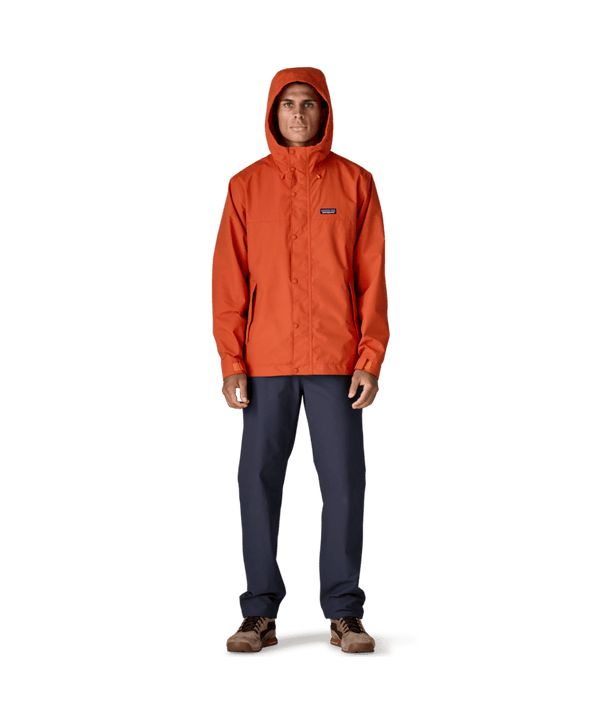 Patagonia Men's Outdoor Everyday Rain Jacket - Coal Orange