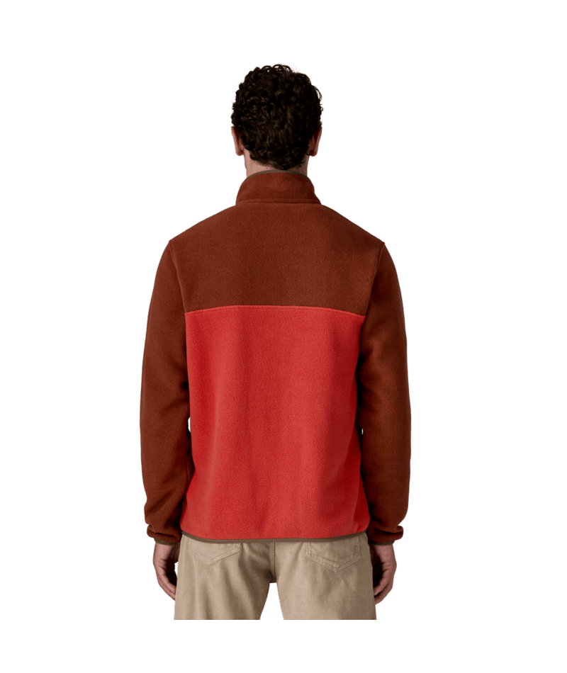 Patagonia Men's Lightweight Synchilla Snap-T Fleece Pullover - Painted Lines: Shore Blue