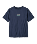 Patagonia Men's '95 Oval Logo T-Shirt - New Navy: Kaleido
