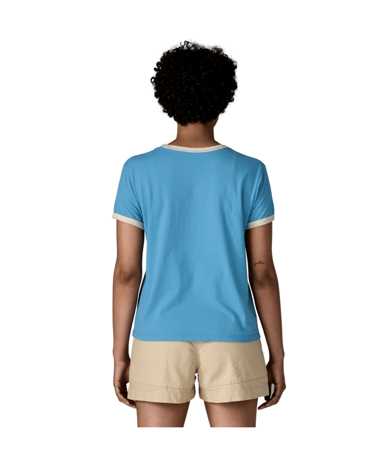 Patagonia Women's Great Waves Ringer Tee - Shore Blue