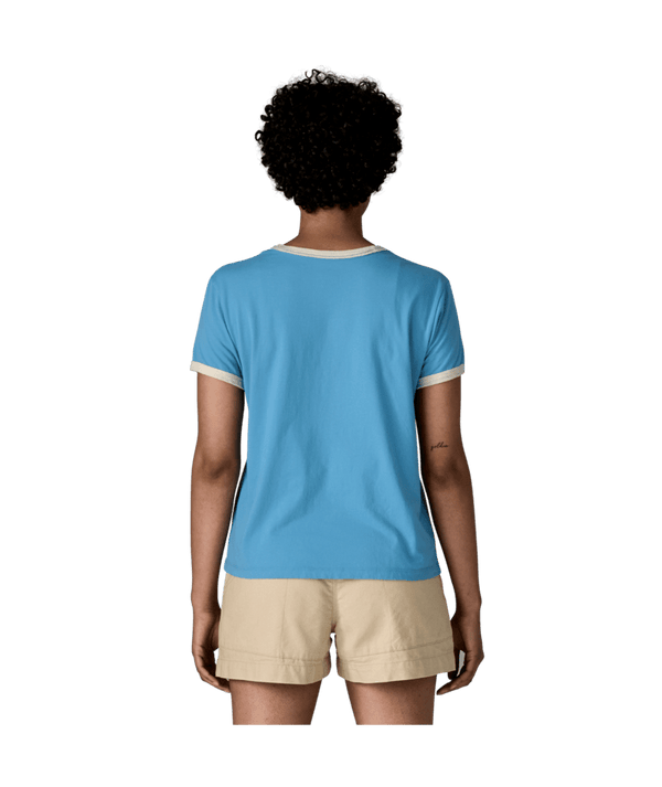 Patagonia Women's Great Waves Ringer Tee - Shore Blue