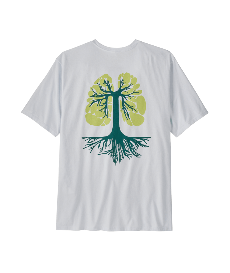 Patagonia Men's Run Like Roots Responsibili-Tee - White