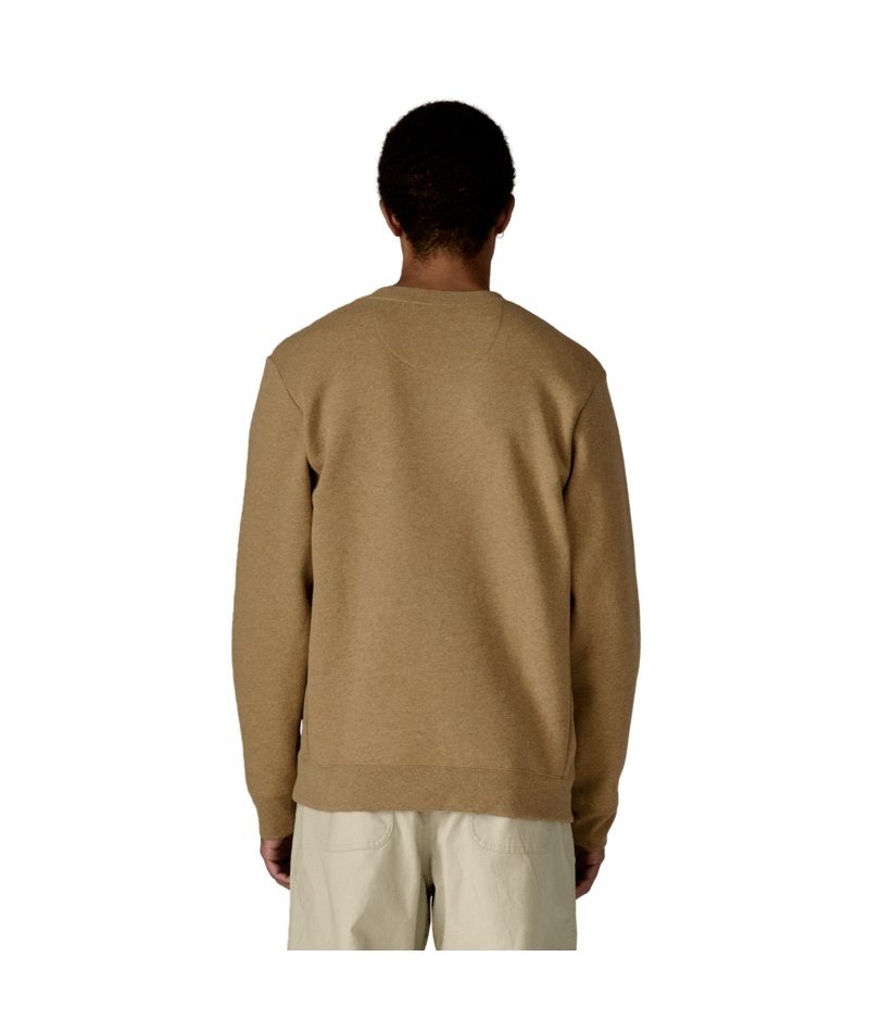 Patagonia Men's '95 Oval Logo Uprisal Crew Sweatshirt - Bobcat Brown