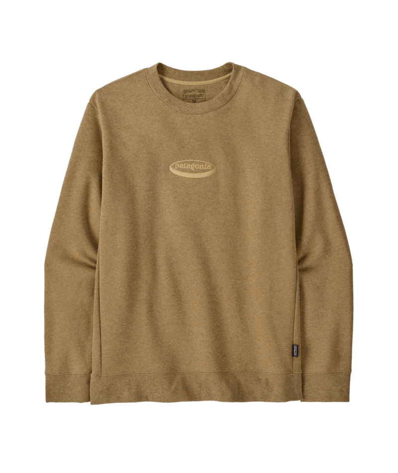 Patagonia Men's '95 Oval Logo Uprisal Crew Sweatshirt - Bobcat Brown