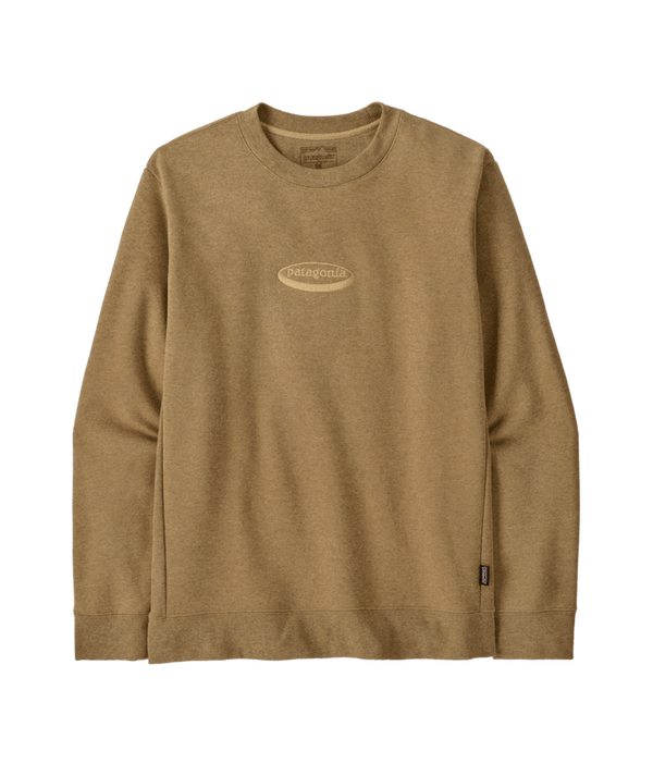 Patagonia Men's '95 Oval Logo Uprisal Crew Sweatshirt - Bobcat Brown