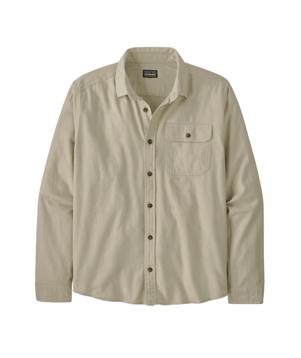 Patagonia Men's Long-Sleeved Lightweight Fjord Flannel Shirt - Pelican