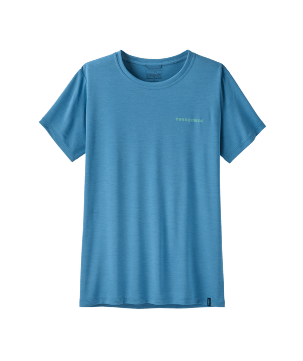 Patagonia Women's Capilene Cool Daily Shirt Mother Rays - Light Shore Blue X-Dye
