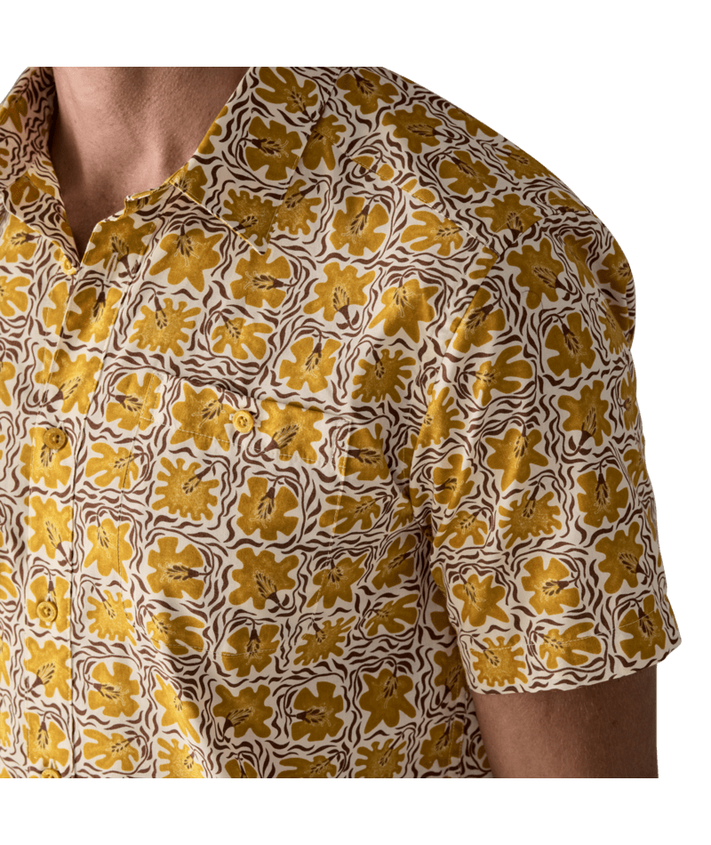Patagonia Men's Go-To Shirt - Future Flowers: Natural