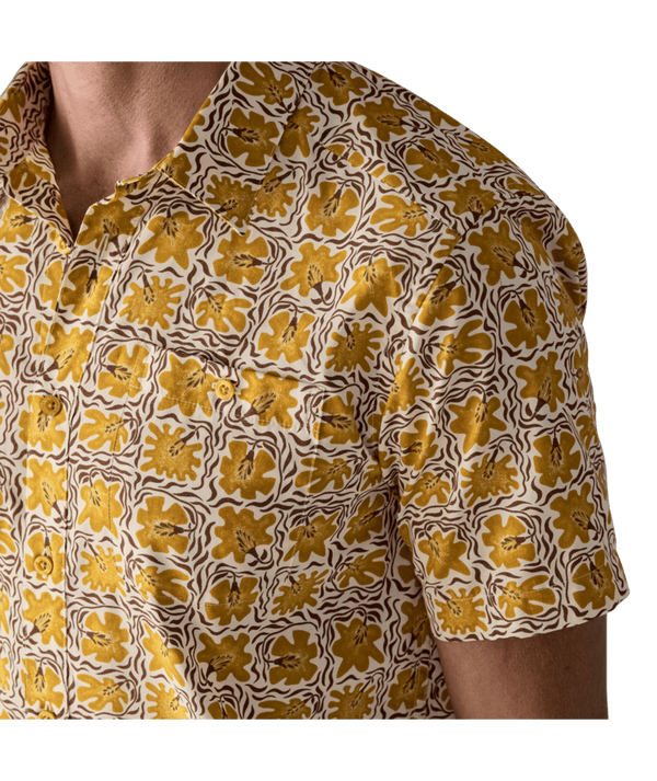 Patagonia Men's Go-To Shirt - Future Flowers: Natural