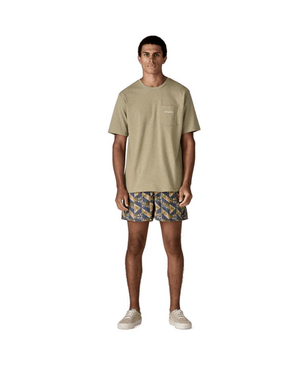 Patagonia Men's Baggies™ Shorts 5" - Jaguar Geo: Dolomite Blue