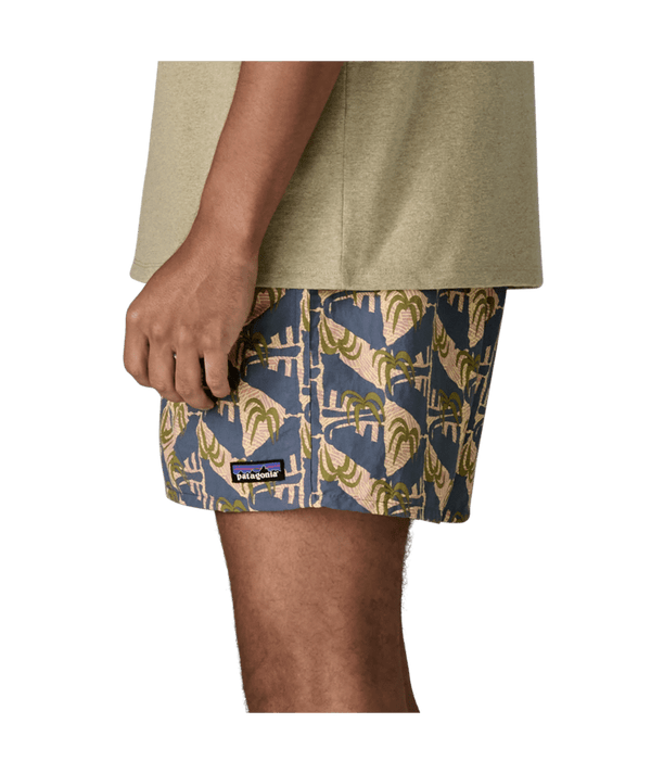 Patagonia Men's Baggies™ Shorts 5" - Jaguar Geo: Dolomite Blue