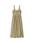 Patagonia Women's Garden Island Midi Sun Dress - Rapids: Weathered Stone