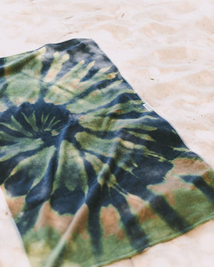 Leus Beach Towels LEUS BEACH ECO TOWEL - Tie Dye Camo