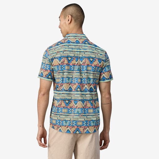 Patagonia Apparel & Accessories Patagonia Go To Shirt - High Hopes Geo: Salamander Green