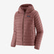 Patagonia Women's Hooded Down Sweater Jacket - Dulse Mauve