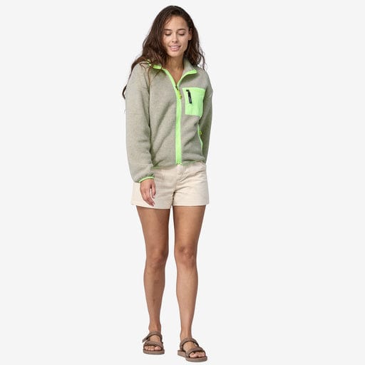 Patagonia Coats & Jackets Patagonia Women's Synchilla® Fleece Jacket - Oatmeal Heather w/Salamander Green