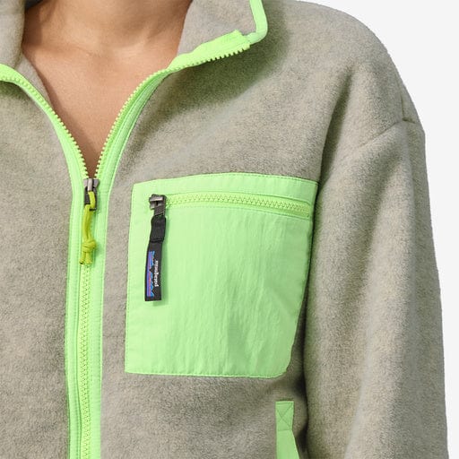 Patagonia Coats & Jackets Patagonia Women's Synchilla® Fleece Jacket - Oatmeal Heather w/Salamander Green