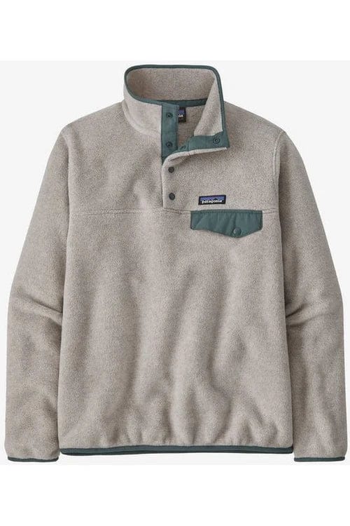 Patagonia Fleece S Patagonia Womens Lightweight Synchilla® Snap-T® Pullover - Oatmean Heather Nouveau Green