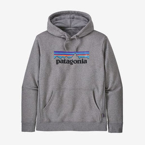 Patagonia Hoodies Small Patagonia P-6 Logo Uprisal Hoody - Gravel Heather