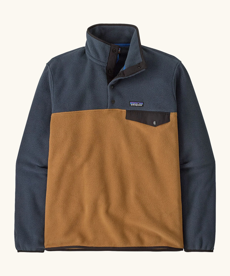 Patagonia Men's Lightweight Synchilla® Snap-T® Fleece Pullover - Deer Brown