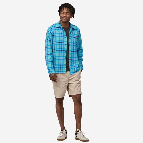 Patagonia Shirt Patagonia Mens Fjord Flannel Shirt - Ocean Subtidal Blue