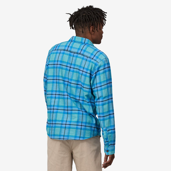 Patagonia Shirt Patagonia Mens Fjord Flannel Shirt - Ocean Subtidal Blue